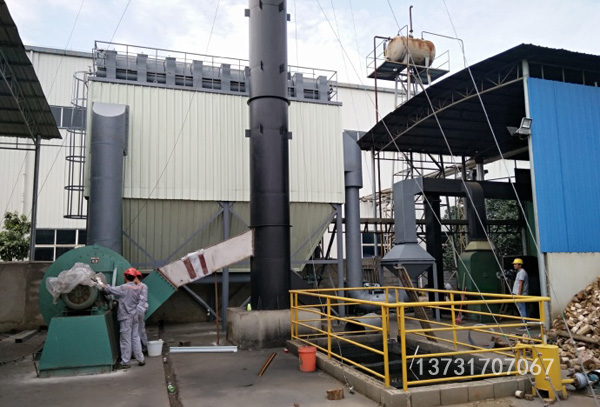 山東荷澤5T生物質(zhì)鍋爐除塵器安裝完畢 山東荷澤5T生物質(zhì)鍋爐除塵器安裝完畢